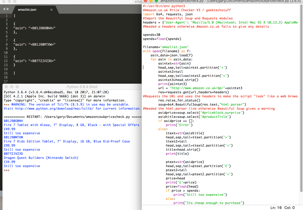 Amazon Price Checker (Part&nbsp;3)