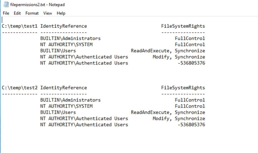 Reporting On Folder Permissions (PowerShell) – GeekTechStuff