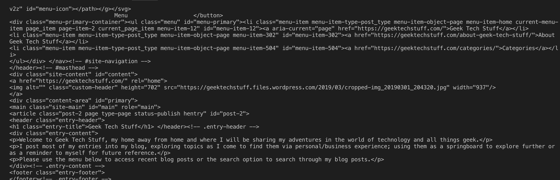 html_behind_geektechstuff