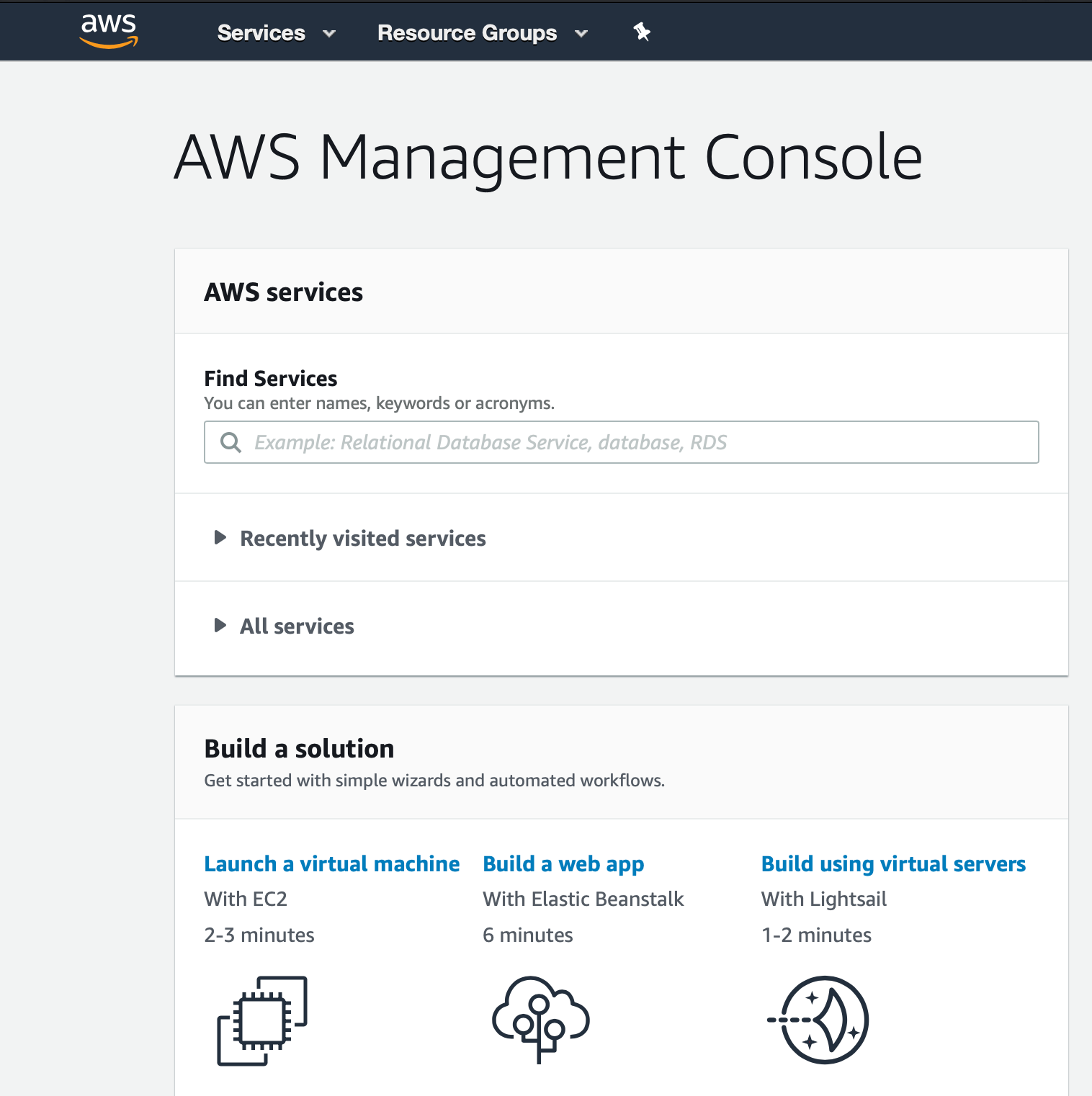 AWS Management Console