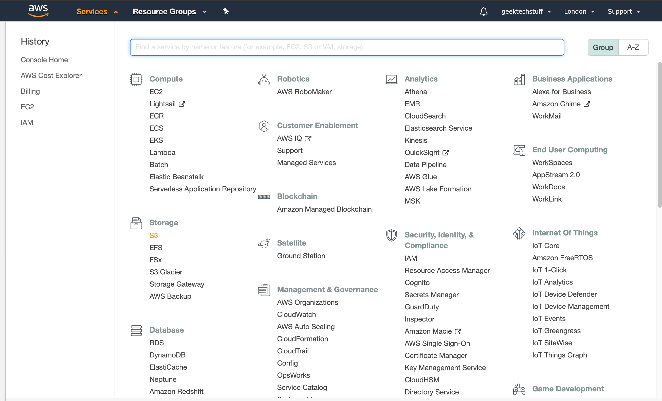 AWS Management Console