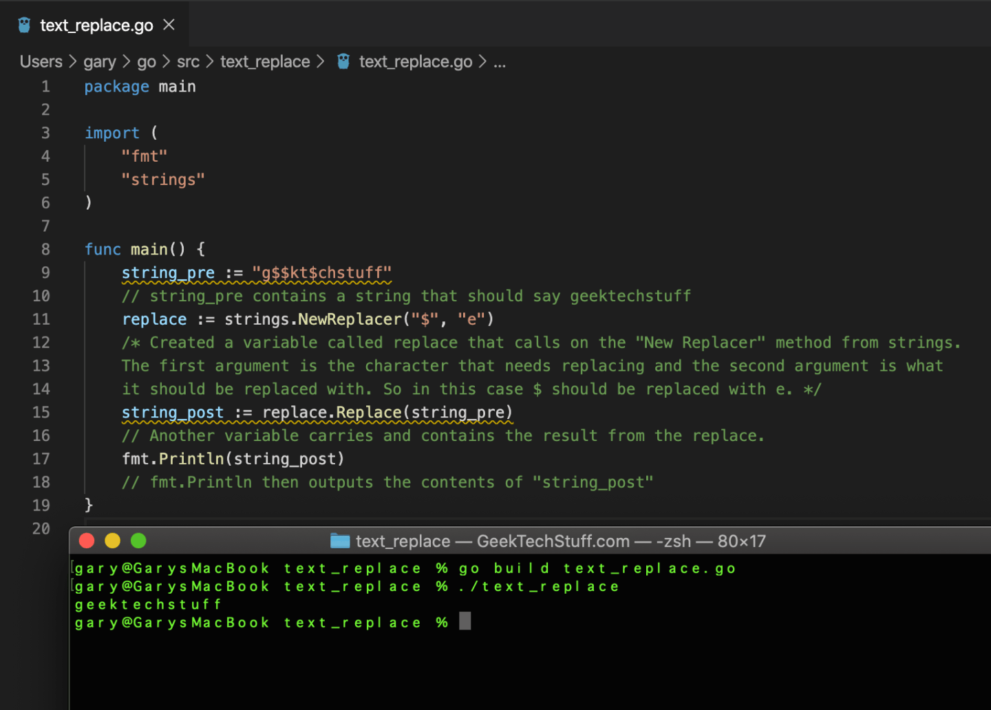Go Go Functions! The Basics Of Functions (Go) – GeekTechStuff