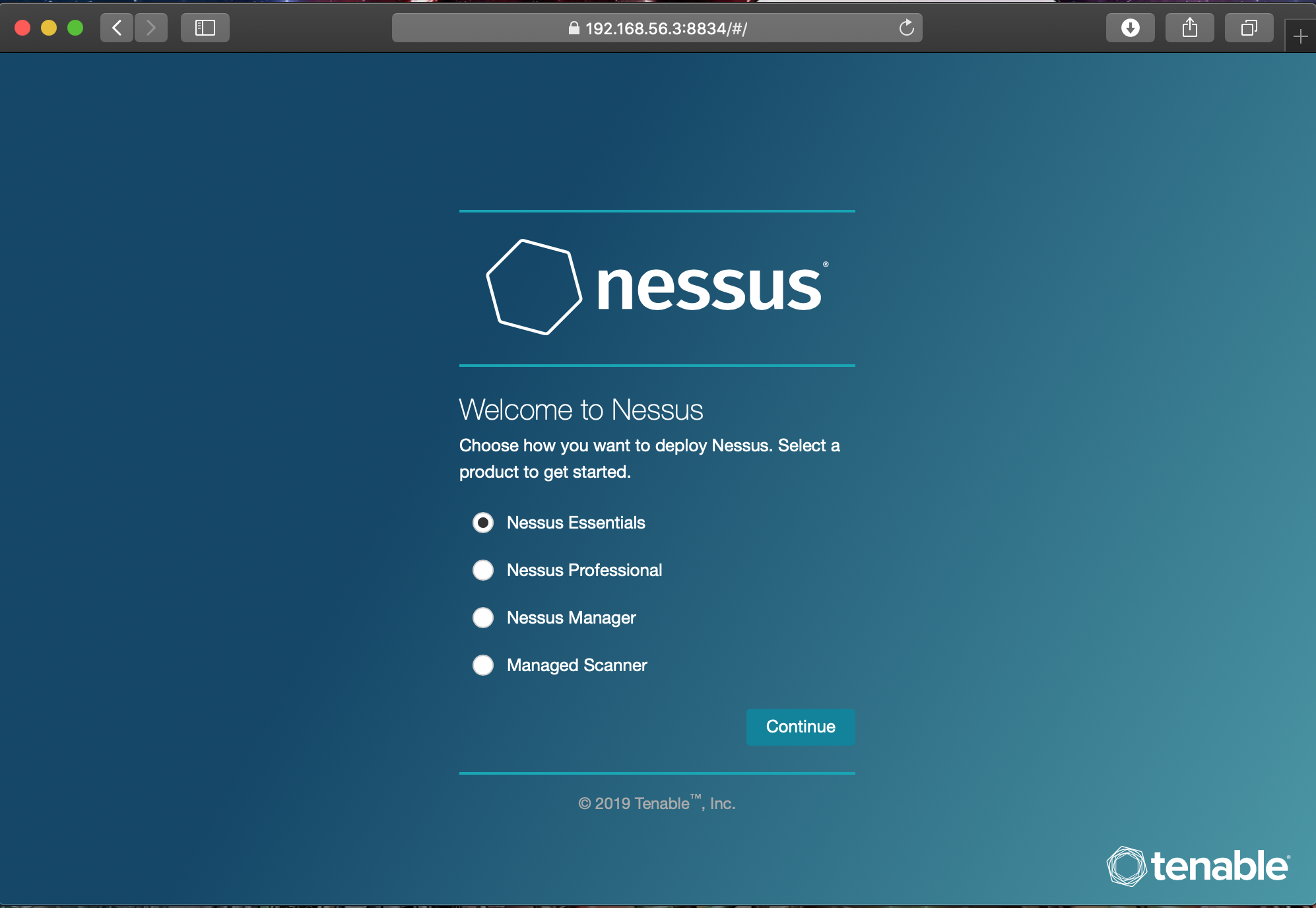 Nessus Essentials – Vulnerability Assessment: Installing Nessus ...