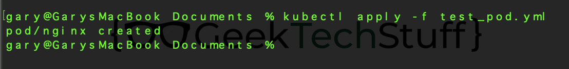 kubectl apply -f test_pod.yml