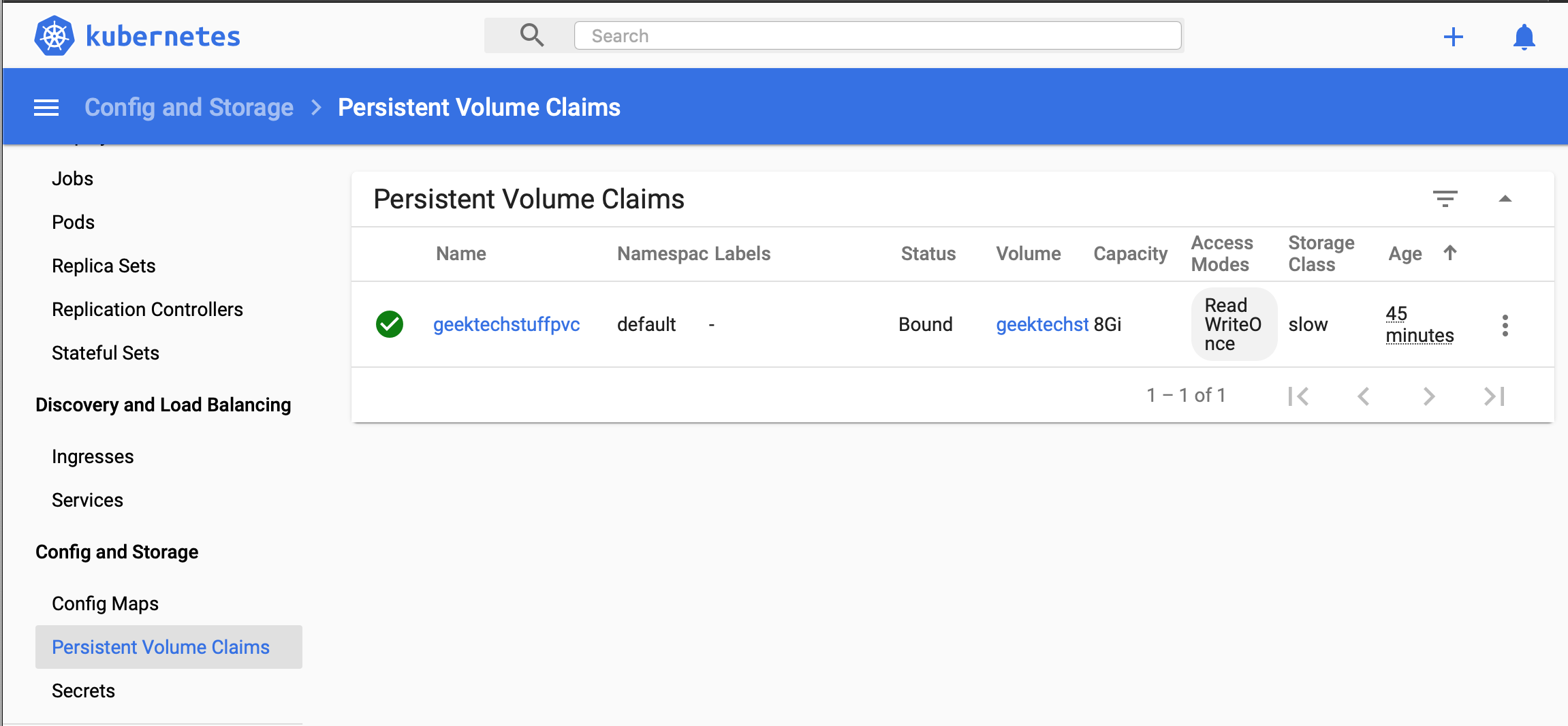 Persistent Volume Claims (Kubernetes) – GeekTechStuff