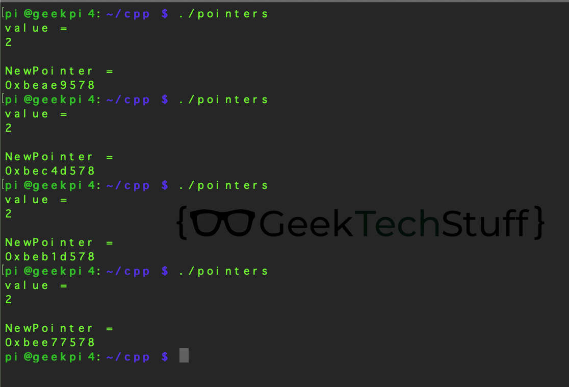 Learning C++: The Basics Of Pointers – GeekTechStuff