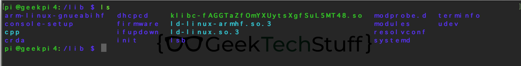 The Linux /lib directory