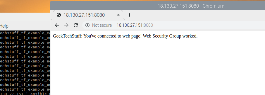 Terraform – Security Groups, Provisioners and Ansible – GeekTechStuff