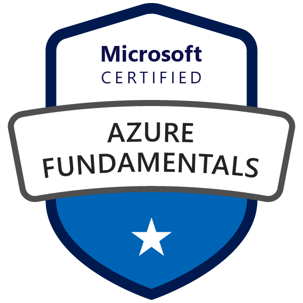 Azure Fundamentals (AZ-900)&nbsp;Certification