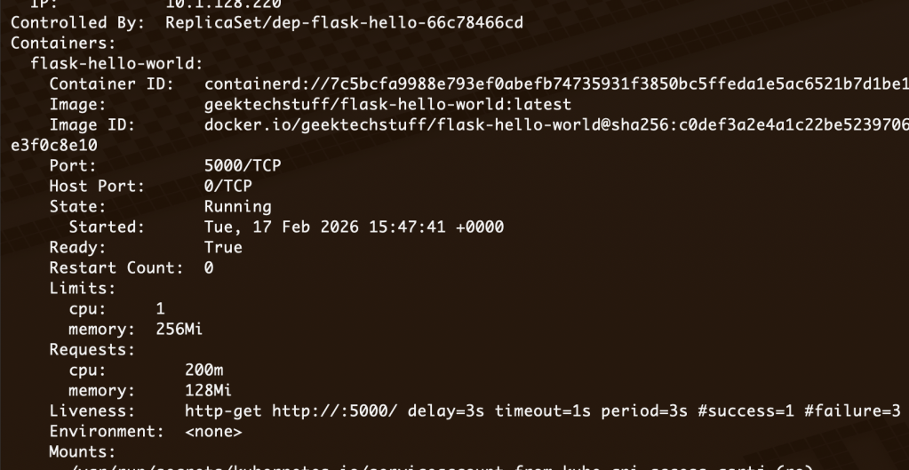 Liveness Checks (Kubernetes)